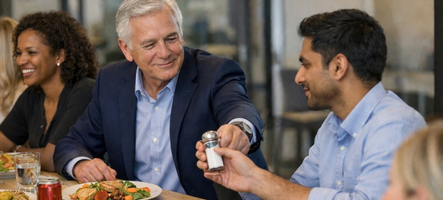 Strategie für das Mittagessen im hybriden Arbeitsumfeld